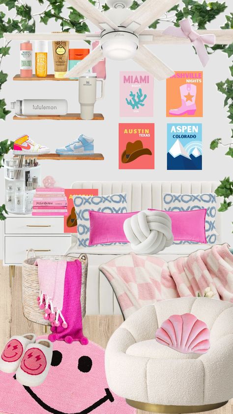 #bedroom #preppy #preppybedroom #preppybedroominspo #preppybedroomideas #preppybedroomidea #bedroominspo #bedroomdecor #bedroomaesthetic #bedroomideas #preppybrands #preppyaesthetic #bedroomdesign Preppy Girl Room Aesthetic, Beds Preppy, Girls Preppy Bedroom, Preppy Beds, Pink Preppy Bedroom, Preppy Girl Room, Preppy Room Ideas Bedrooms, Preppy Bedroom Aesthetic, Preppy Bed