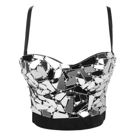 I found some amazing stuff, open it to learn more! Don't wait:https://www.dhgate.com/product/women-s-tanks-camis-women-sexy-punk-jewelry/759982595.html Men Festival Outfit, Festival Mode, Festival Outfits Women, Festival Outfits Rave, Rhinestone Bra, Corset Vest, Organic Glass, Outfits Rave, Nightclub Party