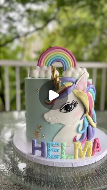 Taha Pastry on Instagram‎: "@taha_pastry 
---

🌈✨ Dreamy unicorn vibes for little Helma’s magical day! 🦄💖 This rainbow-topped wonder brings smiles, sweetness, and a dash of fantasy to life! 🎂💫 #unicorncakegoals 
@taha_pastry 

🦄 Who else loves a touch of magic at their celebrations? Share your favorite cake moments below!👇 

#unicorncake #rainbowcake #birthdaycake #customcakes #burnabycakes #halalvancouver #کیکونکوور 

---
@taha_pastry"‎ Rainbow Dash Cake, Unicorn Cake Design, Rainbow Unicorn Cake, Rainbows And Unicorns, Happy Cake, Unicorn Birthday Cake, Fashion Cakes, Unicorn Cake, Rainbow Cake