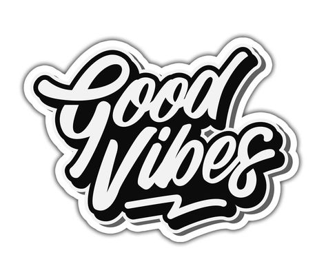 Good Vibes Sticker Girl Power Stickers, Home Quotes And Sayings, Just Peachy, Vinyl Designs, Yearbook, Pencil Case, Good Vibes, Crayon, Personal Touch