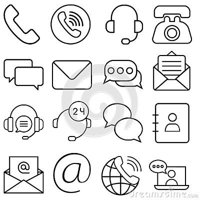 Contact Icons Vector, Support Illustration, Painted Banners, Cartoon Tutorial, Computer Drawing, Communication Icon, Symbol Drawing, Computer Projects, Heritage Logo