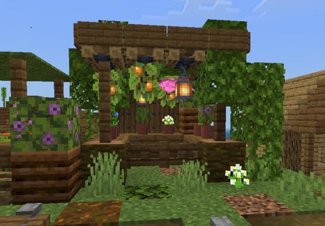 Flower Stall Minecraft, Minecraft Flower Cart, Minecraft Stalls, Minecraft Villager Market, Minecraft Market Stalls, Minecraft Flower Shop, Minecraft Market, Minecraft Magic, Flower Cart