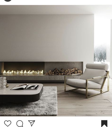 Interior Render, Fire Places, Living Room Decor Fireplace, Romantic Home Decor, Fireplace Ideas, Home Fireplace, Home Design Living Room, Modern Fireplace, Fireplace Design