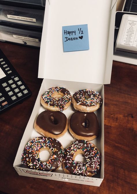 Happy 1/2 Dozen! ♥️ 6 month anniversary surprise 6months Anniversary Ideas, 7months Anniversary, 6 Months Wedding Anniversary, 2 Month Dating Anniversary, 6 Months Anniversary Ideas, 6 Months Relationship Gift, Good 6 Month Anniversary Gifts, 1 Month Anniversary Cake, 6 Months Anniversary Girlfriend