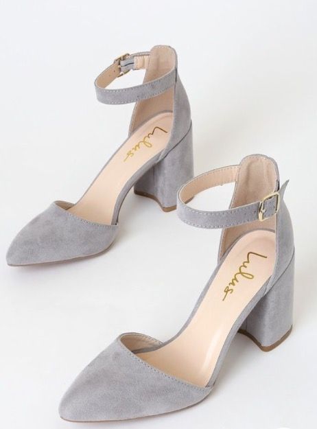 Rehearsal Dinner Shoes, Boots 2020, Colorful Outfits, Fashion Shoes Heels, Shoes Heels Classy, Grey Heels, Prom Heels, Beautiful Heels, Heels Classy