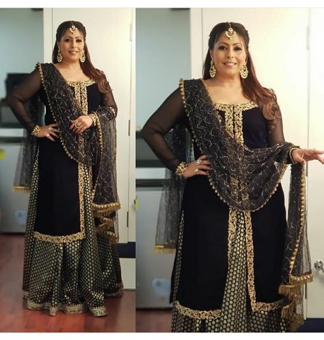 Lehenga Design For Plus Size Women, Plus Size Lehnga Outfit, Indian Wedding Outfits Plus Size Women, Plus Size Pakistani Suits, Indian Wedding Outfits For Plus Size, Plus Size Indian Fashion Party Wear, Plus Size Wedding Dresses Indian, Plus Size Indian Outfits For Wedding, Sharara Ideas