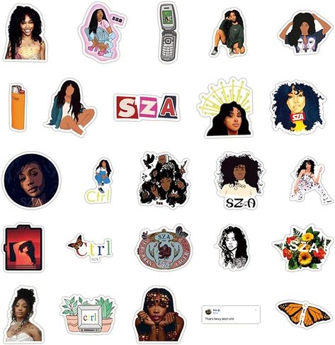 SZA ctrl sticker for laptops, singer cool stickers, trendy waterproof vinyl decors for teans water bottles, phones, skateboards, luggage biycycle guitar bumper Sza Stickers Printable, Sza Sticker, Vinyl Decor, Cool Stickers, Waterproof Vinyl, Phone Case Stickers, Case Stickers, Sticker Art, Laptop Stickers