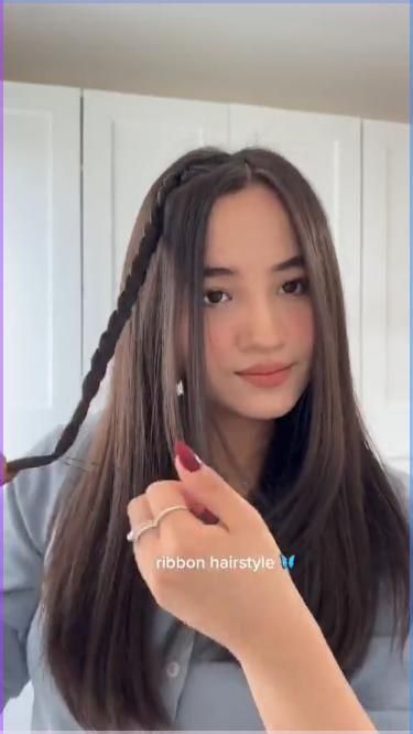 Easy Hairstyles By Yourself, Hair Down Styles Easy For School, School Party Hairstyles, Cute Picnic Hairstyles, Hairstyles For Day 3 Hair, Hair Styles For Long Hair Length Simple, Every Day Hairstyle, Cute Hairstyles For Birthday Parties, Lunch Hairstyles