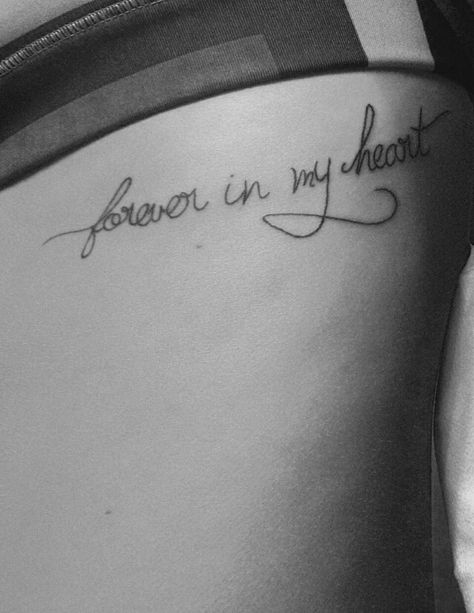 my first tattoo. (on my left ribcage) I'm absolutely in love with it, especially that it isn't perfectly written. It is in honor of my cousin who passed away this past year and it's made life very difficult for me sometimes but doesn't make me love him and his memories any less. Life isn't perfect and that is the beauty of it. Tattoo Designs For Passed Loved Ones, Tattoo In Honor Of Grandma, Tattoo For Lost Grandpa, Small Tattoos For Grandma Passing, Tattoo For Loved One Who Passed, Tattoo Ideas For Dad Who Passed, Tattoo For Passed Loved Ones, Meaningful Tattoos For Lost Loved Ones, Tattoo For Father Who Passed