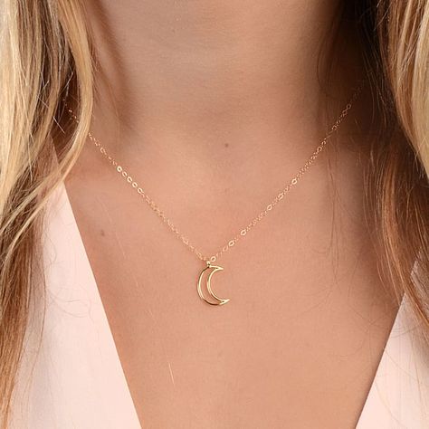 Alondra Aesthetic, Dainty Moon Necklace, Half Moon Necklace, Diamond Bar Necklace, Diamond Initial Necklace, Dainty Diamond Necklace, Celestial Necklace, Necklace Layering, Crescent Moon Necklace