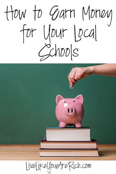 How to Earn Money for Your Local Schools #ad How To Raise Money For School, Earning Money For Students, Money Earning Apps For Students, Public School Vs Homeschool, Classroom Rewards That Don't Cost Money, School Slogans, Rich Living, How To Earn Money, Pinterest Traffic