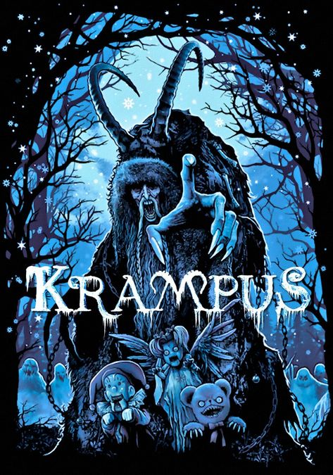 Krampus movie poster Christmas Movie Posters & Artwork #Christmasmovies #Christmas #movieposters #seasonal #snowmovies #dramamovies #actionmovies #scifimovies #adventuremovies #fantasymovies Krampus 2015, Christmas Horror Art, Krampus Movie, Christmas Horror, Horror Comedy, Movie Artwork, Creepy Christmas, Dark Christmas, Horror Movie Art