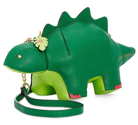 Dinosaur Purse, Dinosaur Bag, Animal Purse, Betsey Johnson Purses, Unique Handbags, Betsey Johnson Handbags, Green Purse, Think Geek, Novelty Bags