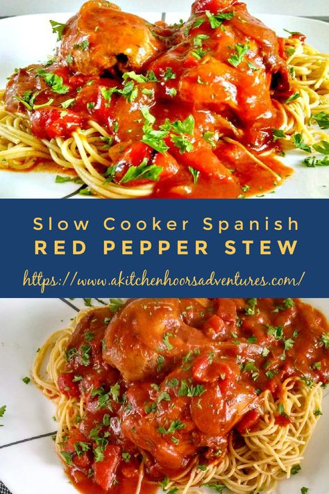 Spanish Stewed Chicken, Soup Swap, Stew Slow Cooker, Crockpot Stew, Crazy Kitchen, Seasonal Cooking, Best Slow Cooker, Crock Pot Slow Cooker, Crockpot Recipes Slow Cooker