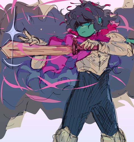 Kris    by Confetti Monster Kris Deltarune, Kris Deltarune Fanart, Deltarune Oc, Kris Fanart, Kris Dreemurr, Kris Deltarune, Undertale Deltarune, Delta Rune, Fox Games