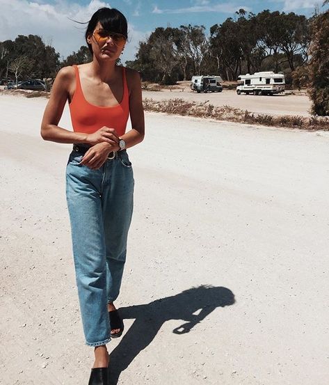 Mom jeans Asos Jumpsuit, Instagram Analytics, Look Vintage, Inspiration Mode, Estilo Retro, Looks Style, Mode Inspiration, Style Outfits, Spring Summer Outfits