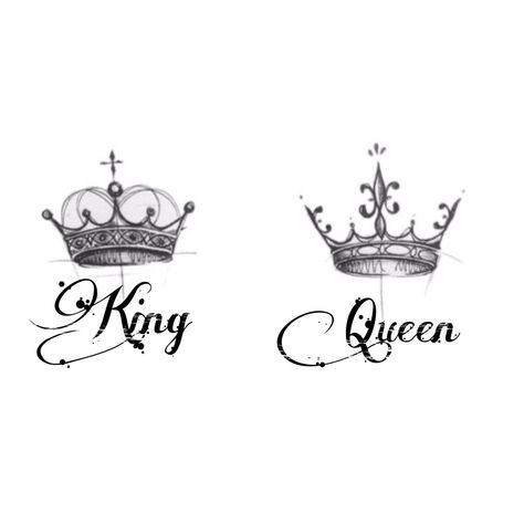 King And Queen Crowns Tattoos, King Queen Tattoo Design, Oliver Queen Tattoo, King And Queen Crown Tattoo, Tatoo Crown, Coronas Tattoo, King And Queen Tattoo, King Crown Tattoo, Tattoo Queen