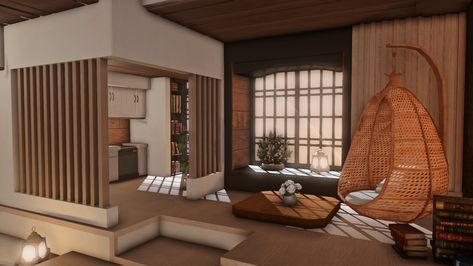 Ffxiv Apartment, Lavender Bedding, Two Sided Fireplace, Fake Window, House Flippers, Open Fireplace, Kitchen Concepts, House Windows, House Inspo