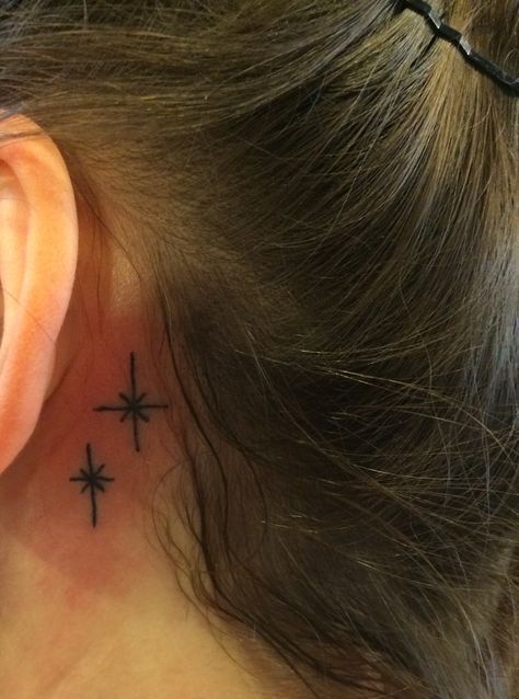 My first tattoo! Second star to the right and straight on till morning #offtoneverland Straight On Till Morning, Second Star To The Right, Tiana Disney, Disney Tattoos, First Tattoo, Cute Tattoos, Behind Ear Tattoo, Tattoos And Piercings, Ear Piercings