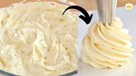 Easy 5-Ingredient Banana Buttercream Recipe | DIY Joy Projects and Crafts Ideas Banana Icing Recipe 3 Ingredients, Banana Buttercream Frosting Recipe, Banana Cream Filling For Cake, Banana Frosting Recipe, Banana Icing Recipe Frostings, Banana Buttercream Frosting, Banana Icing, Cream Cheese Frosting For Banana Cake, Banana Cake Frosting