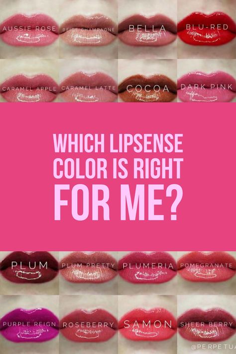 Which LipSense Color is perfect for your skin tone and undertone? Lip Sense Colors, Lip Sense, Lipsense Colors 2023, Lipsense Gloss Colors, Lipsense Colors 2024, Lipsense Color Combinations, Lip Sence Colors, Lipsense Colors Chart, Lipsence Lip Colors