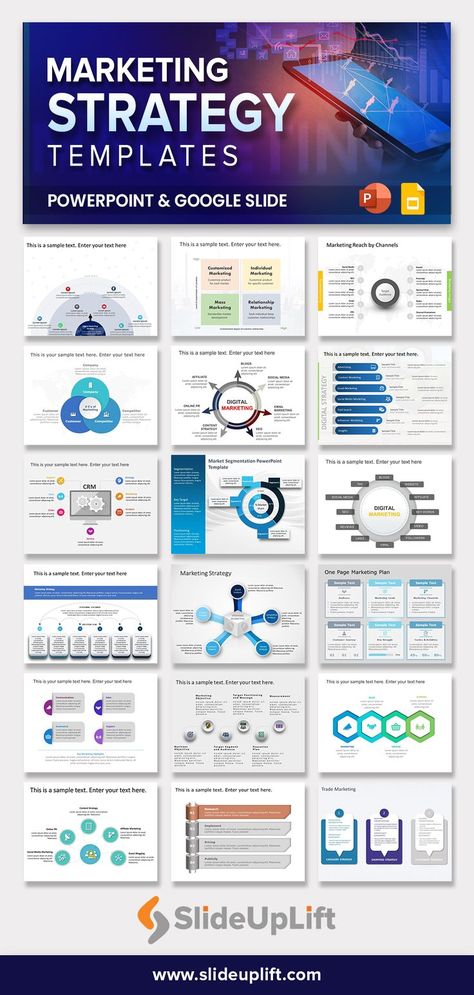 Marketing Strategy Templates Digital Marketing Powerpoint Template, Marketing Slides Presentation, Product Strategy Template, Marketing Powerpoint Templates, Marketing Strategy Plan Template, Market Research Presentation, Marketing Presentation Template, Strategy Planning Template, Strategy Presentation Design