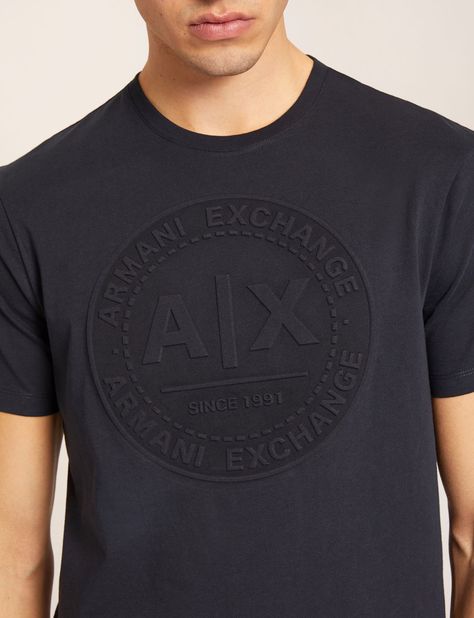 Armani Exchange ‎DEBOSSED ROUND LOGO TEE ‎, ‎Logo T Shirt ‎ for ‎Men‎ | A|X Online Store Armani Exchange Men, T Shirt Oversize, Round Logo, Logo T, Man Logo, Logo Tee, Carolina Herrera, Armani Exchange, Logo Tees