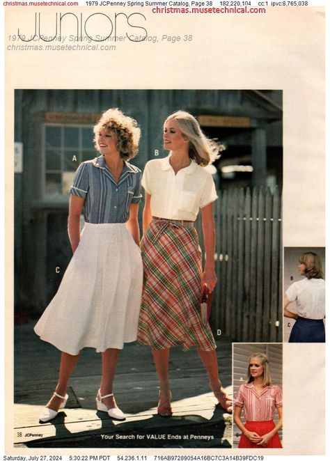 Preppy Fashion Women, 1970s Preppy, 1979 Fashion, 1970s Outfits, 70 Fashion, Preppy Fashion, 70’s Fashion, Century Clothing, Clothing Catalog