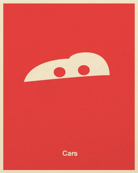 Pixar Minimalist Posters by Marcus Minimalista Disney, Pixar Poster, Disney Graphics, Disney Minimalist, Cars 2006, Disney Movie Posters, Disney Posters, Film Disney, Minimal Movie Posters