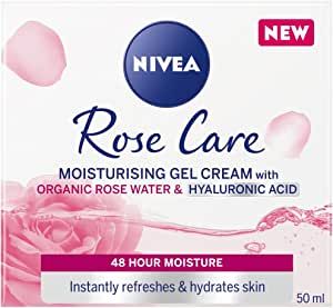 NIVEA Soft Rose 24h Day Cream (50 ml), Face Care with Rose Water and Hyaluron, Light Gel Face Cream for Smooth Delicate Skin, Moisturising Cream Nivea Soft, Soft Smooth Skin, Dry Skin On Face, Rose Care, Hydrating Mist, Moisturizing Face Cream, Soft Rose, Rose Scented Products, Day Cream