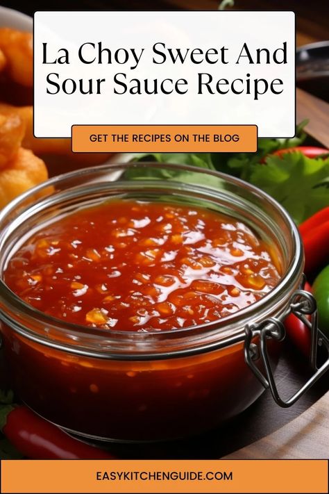 Learn how to make the perfect Sweet and sour Sauce with La Choy! Get all the ingredients you need for a delicious sweet and sour-dish that’ll make your taste buds sing. Chinese Sweet And Sour Sauce, Recipe Sweet And Sour Sauce, Sweet And Sour Sauce Recipe, Sweet N Sour Sauce Recipe, Sweet Sour Sauce, Sweet And Sour Sauces, Basic Kitchen, Sweet And Sour Sauce, Chinese Dishes