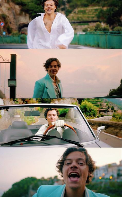 Harry Styles Golden Music Video, Harry Smiling, Harry Styls, Golden Music Video, Golden Music, Watermelon Man, Harry Styles Golden, Harry Styles Wallpaper, Interesting People