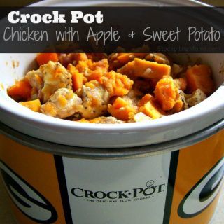 Delicious Clean Eating, Paleo Crockpot, Crock Pot Chicken, Chicken Sweet Potato, Crock Pot Slow Cooker, Crock Pot Cooking, Slow Cooking, Crockpot Chicken, Healthy Chicken