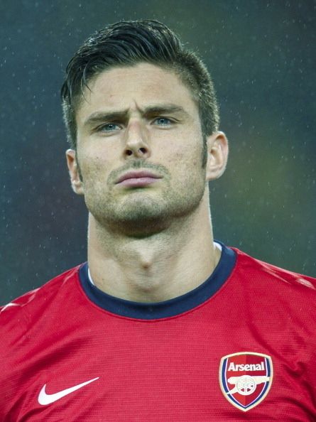 Whether he’s being serious. | Meet Olivier Giroud, The Really, Really Ridiculously Good-Looking Soccer Player Hottest Soccer Players Men, Soccer Players Physique, Oliver Giroud Hairstyle, Ronaldo Handsome Photos, Kai Havertz Buzzcut, Giroud France, Serious Face, Running Drills, Olivier Giroud