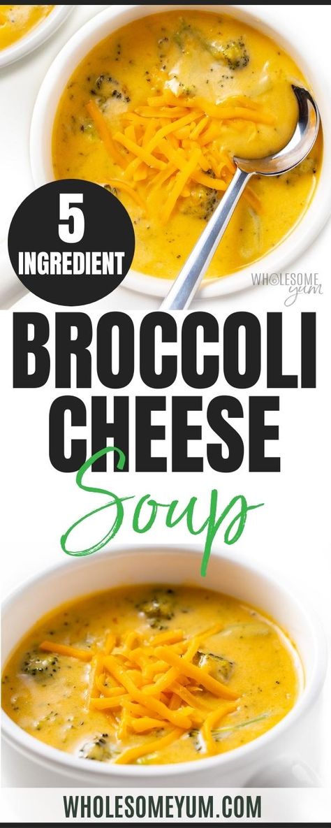 4 Ingredient Broccoli Cheese Soup, 5 Ingredient Broccoli Cheese Soup, Broccoli Cheese Soup For One, Cheese And Broccoli Soup Recipe, Gluten Free Broccoli Cheese Soup Crockpot, Broccoli Cheddar Soup For One, Broccoli Cheddar Cheese Soup Recipe, Broccoli Cheddar Soup For Two, Crockpot Broccoli Cheddar Soup Healthy