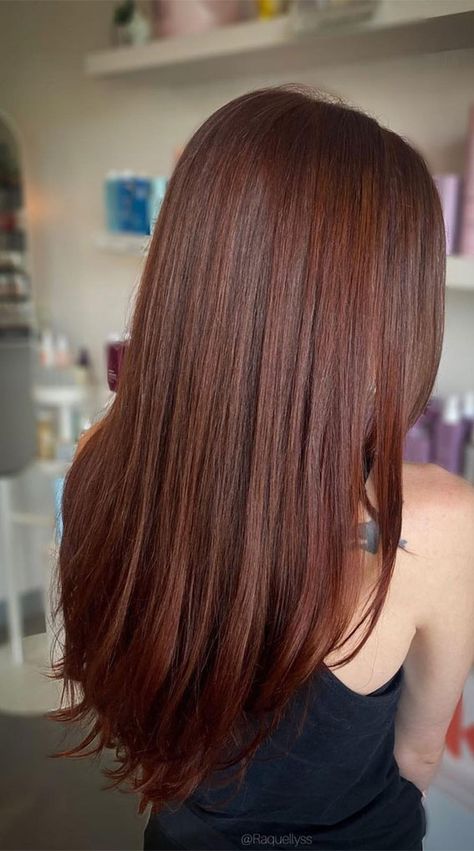 Chocolate Auburn Hair Color, Auburn Hair Colour, Chocolate Auburn Hair, Redish Brown Hair, Natural Auburn Hair, Light Auburn Hair Color, Auburn Hair Color Ideas, Reddish Brown Hair Color, Hair Colour For Green Eyes