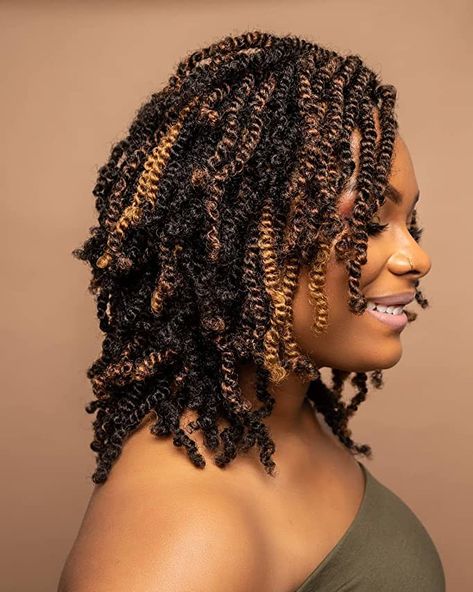 Bomb Twists Hairstyles, Nubian Twist Hairstyles, Bob Hairstyles Braids, Short Passion Twist, Crotchet Styles, Hair Extensions For Black Women, Angled Hair, Extensions For Black Women, Short Hair Twist Styles