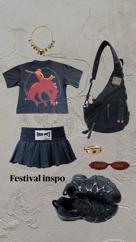 #festival #festivalinspo #outfitinspo #festivaloutfit #summeroutfit #summer City Festival Outfit, Music Festival Outfits Fall, Portola Festival Outfit, All Things Go Festival Outfit, Music Festival Outfit Ideas Summer, Keinemusik Outfit, Music Festival Outfits Summer, Acl Outfits Festivals, Festival Outfits Aesthetic