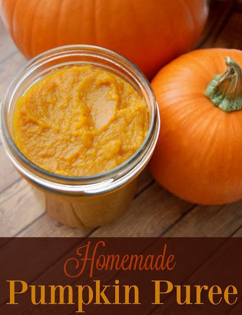 Homemade Pumpkin Puree - It's actually quite easy to make, saves you money, and you don't have to worry about BPA in your cans leaching to your puree! Homemade Pumpkin Puree, Healthy Dips, Roasted Pumpkin, Never Go Back, Roast Pumpkin, Homemade Pumpkin, Holiday Baking, Pumpkin Puree, Pumpkin Recipes