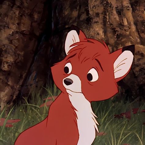 Todd The Fox And The Hound, Todd From Fox And The Hound, Todd Fox And The Hound, Fox And The Hound Aesthetic, Screencaps Movie, Todd And Copper, Disney Fox And The Hound, Robotic Suit, Fox And Hound