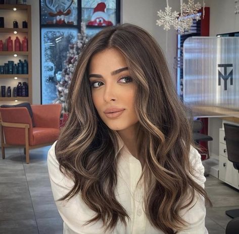 Face Lighting, Instagram Face, Brown Hair Looks, Brown Hair Inspo, Brunette Hair With Highlights, Brunette Balayage Hair, Goddess Hairstyles, Brown Hair Balayage, Glam Hair