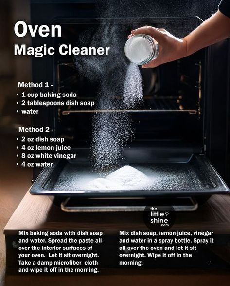 House Keeping Tips, Diy Oven, Clean Your Oven, Diy Household Cleaners, Eco Cleaning, Cleaning Mold, Homemade Ideas, Helpful Hacks, Kitchen Help