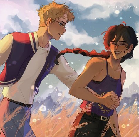 Jason Grace And Reyna Fanart, Reyna And Jason Fanart, Percy Jackson Fan Art Cute, Jason And Reyna Fan Art, Reyna Percy Jackson Fanart, Reyna Fanart Pjo, Reyna X Jason, Jason And Reyna, Piper And Jason Fan Art