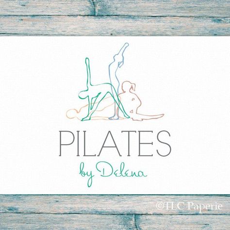 Pilates Logo, Custom Logo, Yoga Logo, Fitness Logo, Business Logo, Premade Pilates Logo Design, Pilates Logo, Logo Fitness, Pilates Challenge, Fitness Wallpaper, Pop Pilates, Pilates Reformer Exercises, Studio Pilates, Pilates Video