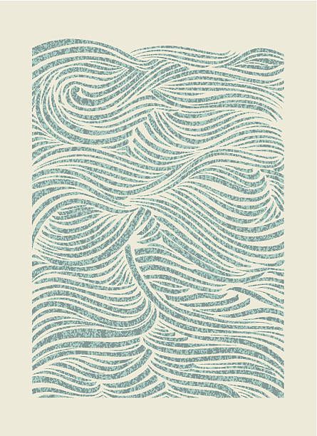 Wave Illustration, Wave Poster, Dorm Posters, Plakat Design, Wave Art, Arte Inspo, Sea Waves, Wave Pattern, Wall Collage