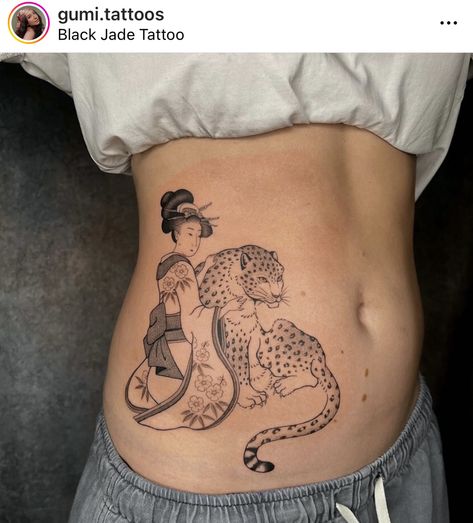 Ab Tattoo, Stomach Tattoo, Leopard Tattoos, Ornament Drawing, Stomach Tattoos, Baby Tattoos, Tiger Tattoo, Black Ink Tattoos, Elegant Tattoos