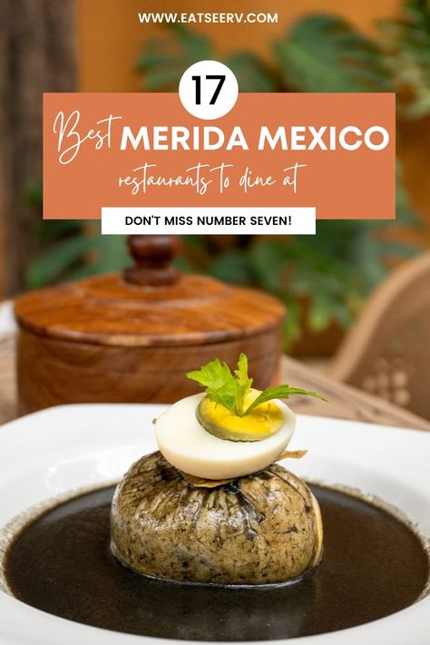 If you're looking for the best places to eat in Merida, Mexico this blog post is for you! Go beyond the tourist hot spots and see the best restaurants to eat at for breakfast, lunch, and dinner on your Merida vacation. Mexico Bucket List, Mexico Restaurants, Merida Mexico, Mexico Travel Guides, Luxury Restaurant, Baja California Sur, The Tourist, Good Pizza, Hot Spots