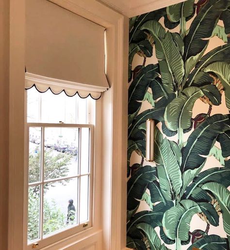 Roman Blinds Bathroom, Roman Blinds Bedroom, Roman Blinds Kitchen, Curtain Treatments, Window Valence, Wes Anderson Inspired, London Bedroom, Window Furnishings, Bathroom Window Treatments