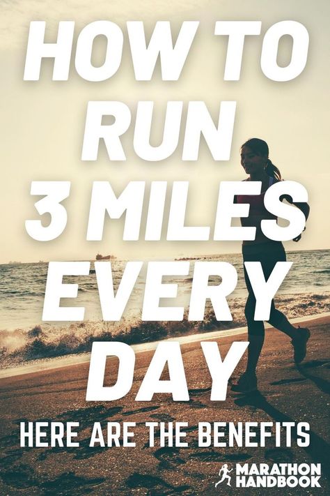 How To Run 3 Miles, Running Plans, Running Benefits, Beginner Runner Tips, Runner Tips, Running Help, Run Training, Running Drills, Running Everyday