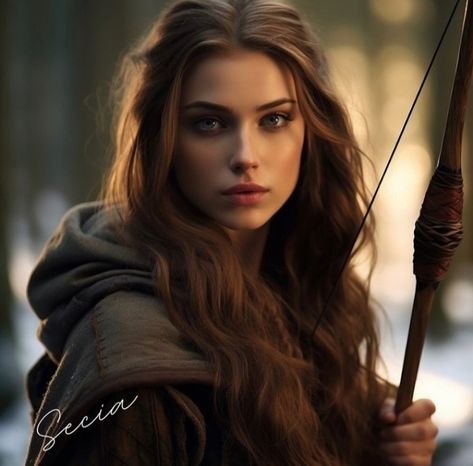 Feyre Bow And Arrow, Mortal Queens Acomaf, Feyre Hair, Feyre Crown, Feyre Fan Art, Feyre Archeron Fanart, Feyre Fanart, Feyre Acotar, Acotar Feyre